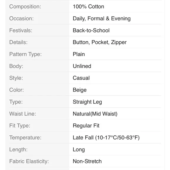 SHEIN Floral Embroidered Tan Wide-Leg Pants - Picture 3 of 7